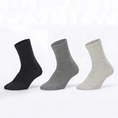 China Antibacterial Daily Work Smell Proof Calfskin Mens Silver Antibacterial Socks for sale