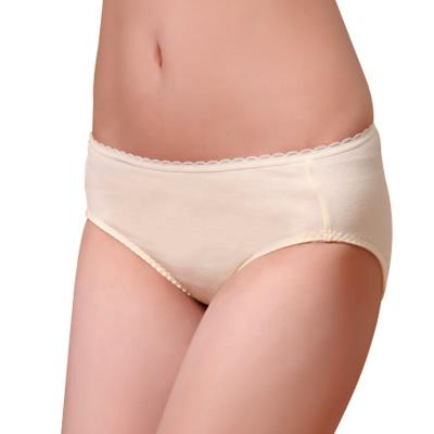 China High Quality Comfortable Silver Antibacterial Deodorize Cotton Lady Underwear for sale