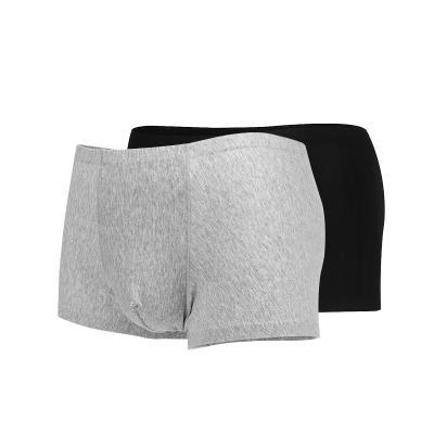 China Antibacterial Elastic Waistband Cotton Silver Antimicrobial Mens Underwear Boxer Shorts for sale