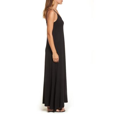 China Black Breathable Skin-Friendly Anti-Static Warm Maxi Dress for sale