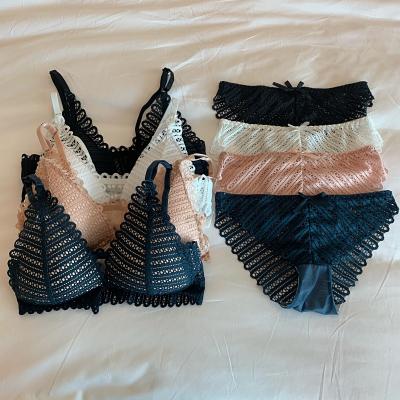 China Direct Selling QUICK DRY Girls Factory Mesh Mature Panties and Bras for sale