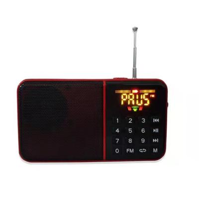 China Color Screen Wholesales Mini Home Usb Charger Radio Digital Screen Display With Built-in Speaker Battery Radio for sale