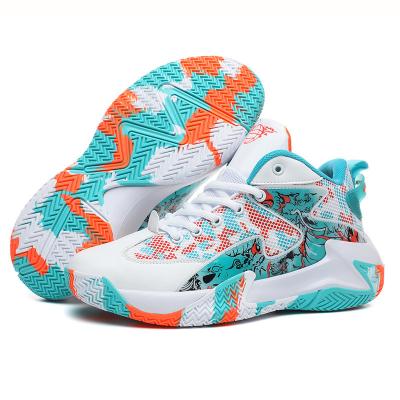 China Anti slip Quanzhou basketball shoes boys' sports competition training practical anti-skid fashion sports shoes for sale