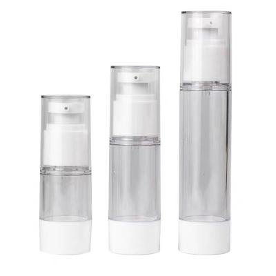 China Modern Cosmetic Packaging 15ml 30ml 50ml 80ml 100ml 120ml Acrylic Plastic Bottle With Airless Lotion Pump Pump Bottle for sale