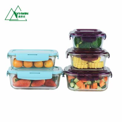 China Microwavable Design Baby Glass Compartment Bowl With Bag for sale