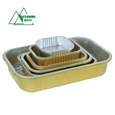 China Modern Aluminum Foil for Disposable Aluminum Tray Small Aluminum Foil Food Packaging Container Small for sale