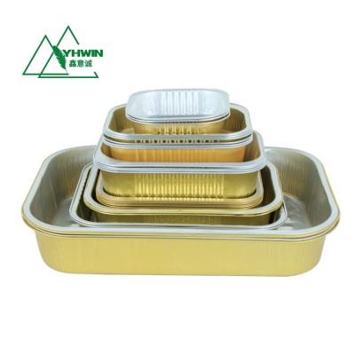 China 1050ML/35oz Modern Food Packet Aluminum Foil Container Dish Container Smoothwall Air Supply Dish Packaging for sale