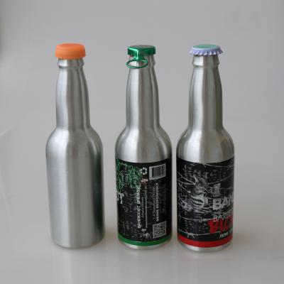 China Beverage China Hot Sale 350ml High Quality Aluminum Crown Cap Beer Bottle, Beverage Bottle for sale