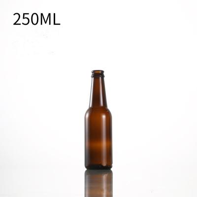 China Beverage 250ml China made glass beer bottle, beverage bottle for sale