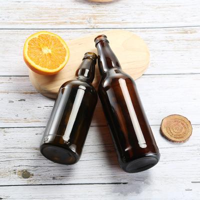 China Beverage New Arrival Wholesale Amber Glass Brown Beer Bottle 4L Glass Bottle Manufacturers for sale