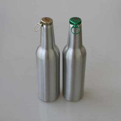 China Beverage factory direct sale custom aluminum beer bottle 500ml 330ml 7oz 11.2oz for sale