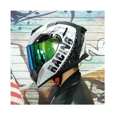 China Double Helmet Customization Motorcycle Helmets Sun Visor Casco Protection for sale