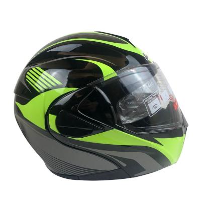 China Modular Helmet Adventure Helmets Racing Helmets Iron Man Helmet Flip With Inner Dark Visor for sale