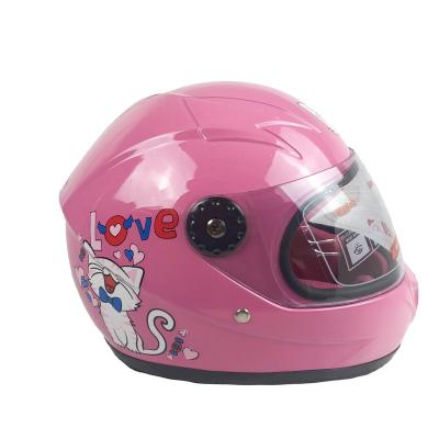 China Fashionable Full Face Helmet Kids Motorcycle Full Face Helmet Cute Kids Helmet for sale