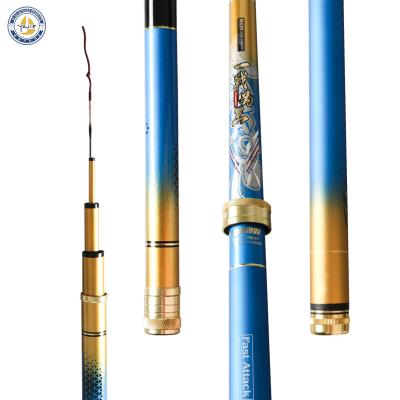 China Telescopic current carp fishing rod tools canas De carbon rod PESCA carbon portable polo freshwater hand pescar for sale