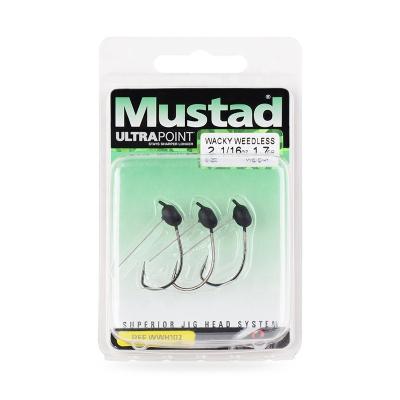 China Hi-Carbon Mustad Lead Hooks Anti Coiling Soft Fishing Hooks 1.7g 3.5g 5g Crank Jig Head Steel Hook Jig Worm Lure Jigbait Hooks PESCA for sale