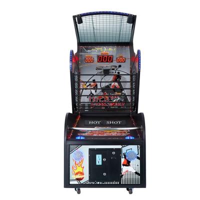 China Metal School Sports Indoor Arcade Game Machine Basketball Arcade Coin Operated Basketball Machine For Sale for sale