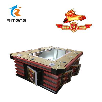 China Popular Aracde Coin Operated Fish Game Table Dragon King Fish Hunter Shooting Fish Game Machine for sale