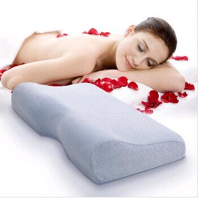 China Memory Maker Cervical Magnet Memory Foam Butterfly Shaped Contour Wave Pillow for sale