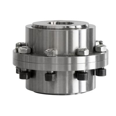 China High Stability TMZ Model Drum Nonstandard Custom Gear Tooth Coupling Curved Tooth Pump Rigid gear coupling for Mechanical Industry for sale