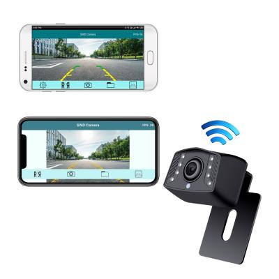 China 648 x 512 pixel support iPhone and Car Reverse Vehicle APP Android Phone iPad radio wifi parking night vision wireless backup car camera for sale