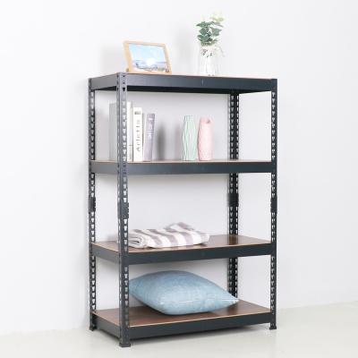 China 4 Tiers DROPSHIP OK US/CA Metal Bookcase Open Shelf Home Office Living Shelf 4 Tiers for sale