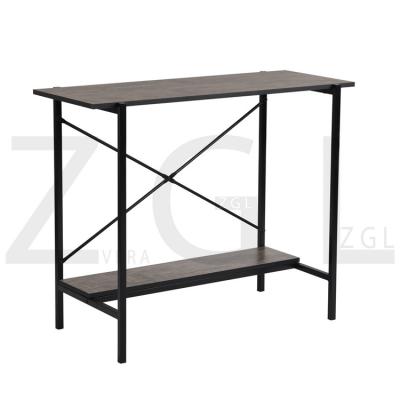 China Fashion design manufacturer supply cheap modern vintage antique wooden console table hallway entry foyer top console table with shelf for sale