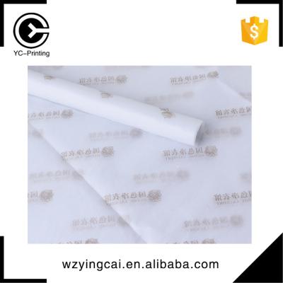 China Brand Waterproof Custom Logo Interesting Shoes Wrapping Gift Silk Recyclable White Cloth Wrapping Paper for sale