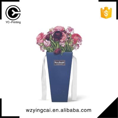 China Recycled Materials New Products Flowers Paper Boxes Packaging Bags Sleeve for sale