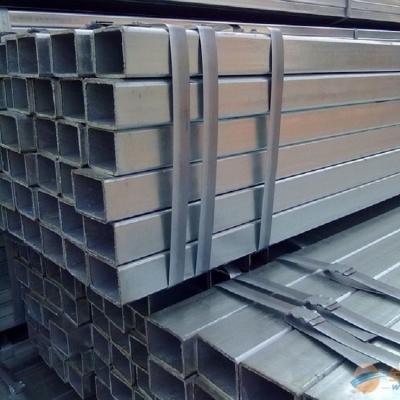 China Nichtlegierte Hot Dip Galvanized Stahlrohr Rechteck Hohl Stahlrohr für Industrie zu verkaufen