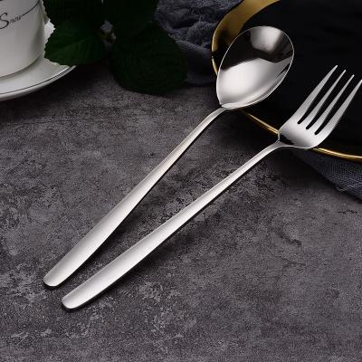 China Viable Wholesale Silverware Stainless Steel Flatware Set Fork Spoon Flatware Sets Cutlery Set for sale