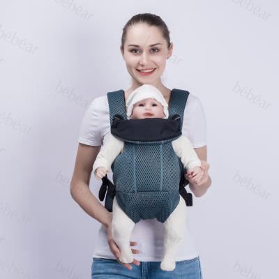 China Polyester Mesh Baby Carrier Travel Kids Carriers Front And Backpack for sale