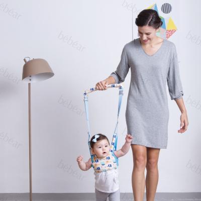 China Cotton Polyester Amazon Hot Sale Baby Harness Basket Convenient Baby Walking Type Learning Belt Breathable Baby Walking Belt for sale