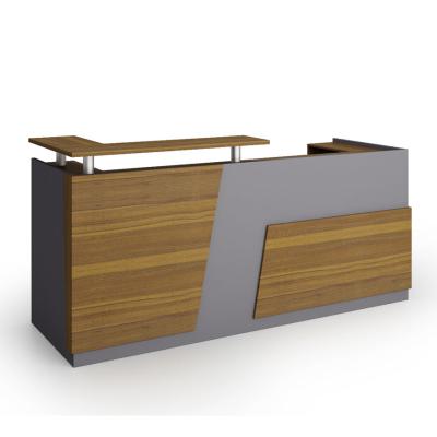 China Reception Counter Design Reception Office Furniture Durable Workstation Front Office Desk Counter Counter for sale