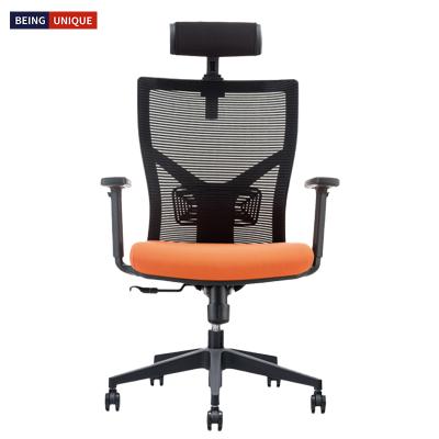 China Nordic Furniture Adjustable Ergonomic Mesh Headrests Executive Office Chair Import Design Adjustable (Height) From China for sale