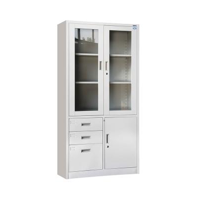 China Durable Storage Cabinet Drawer Iron Straw Metal Cabinet Steel Desk for sale