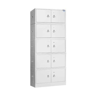 China Durable Metal Cabinet Drawer Cabinet Storage Furniture White Metal for sale