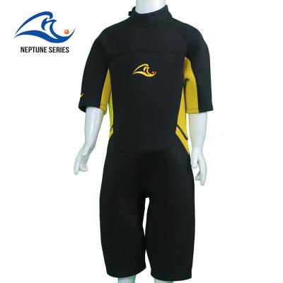 China Neptune Antibacterial Series For Kids Wetsuit 1 Pieces 3/2mm Kids Wetsuit Custom Neoprene Wetsuit for sale