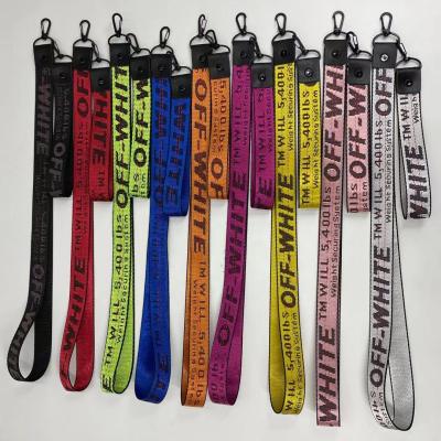 China Lanyard Industrial Fashion Design Strap OUCH Colorful Silk Wrist Phone Neck Key Chains Lanyards For iPhone for sale