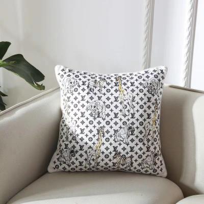 중국 Tassel White Linen Tufted Cushion Cover Woven Couch Sofa Pillow 판매용