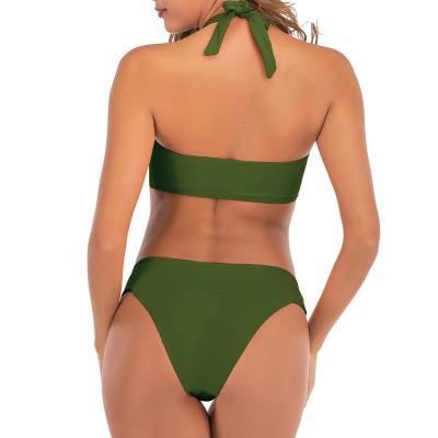 Китай Черное твердое бикини установило Swimwear женщин двухкусочного купальника сексуальный продается