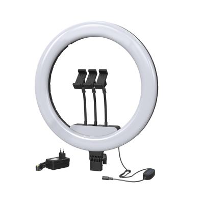 China ST-11 PORTABLE 17Inch RGB Ring Fill Light with 3 Phone Holder LED Ring Light with Tripod Stand Selfie Ring Light for Youtube Tiktok for sale