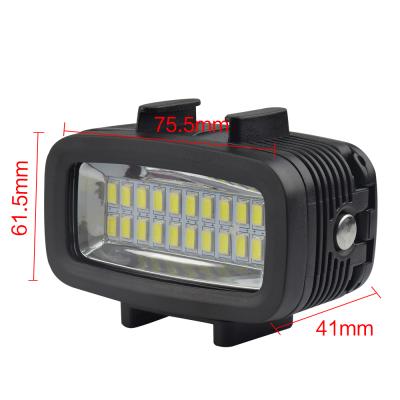 China 2021 Hot Sale 700LM Waterproof Underwater Lamp 40m LED Professional Waterproof LED Video Light SL-100 for sale