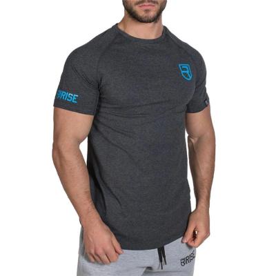 China New Gym Men Anti-pilling Fitness Muscle Stretch Quick Dry Top Running Sport T-shirt Pique Hot for sale