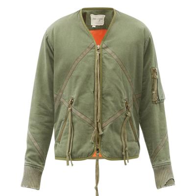 China New Fashion Men's Breathable Jacket OEM Army Utility Modern Flight Logo Cotton Custom Bomber Jacket for sale