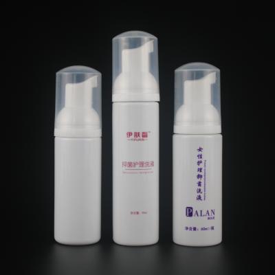 China Best Selling 50ml 60ml 80ml Personal Care Travel Clear Size Foam Cosmetic Bottle for sale