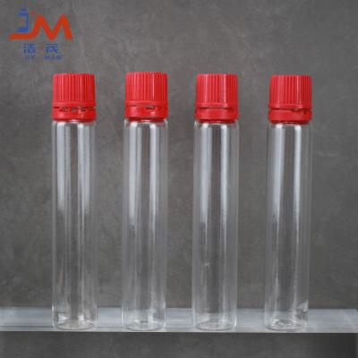 China Beverage 30ml PET Juice Plastic Bottle Drinking Bottle With Theft Proof Cap for sale