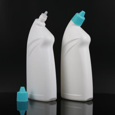 China Lotion Packaging 600ml 700ml HDPE Plastic Toilet Cleaner Bottle / Floor Cleaner Bottle For Sale for sale