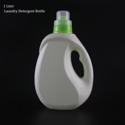 China Personal Care 1 Liter HDPE Plastic Bottle For Laundry Detergent Liquid for sale