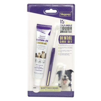 China Viable Toothbrush For Dogs Finger Toothbrush 360 Stick Dog Toothpaste Stick Dog Toothbrush Cleaning Set for sale